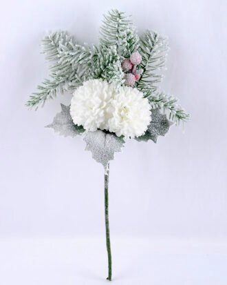 Artificial Flower 18*36CM SINGLE PINE PICKY WITH MUN  WITH FLOCKY GS-53319018-W1