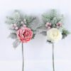 Artificial Flower 18*36CM SINGLE PINE PICKY WITH PEONY WITH FLOCKY GS-53319017-R1 2 Artificial Flower 18*36CM SINGLE PINE PICKY WITH PEONY WITH FLOCKY GS-53319017-R1