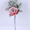 Artificial Flower 20*37CM SINGLE PINE PICKY WITH ROSE WITH FLOCKY GS-53319020-R1 2 Artificial Flower 20*37CM SINGLE PINE PICKY WITH ROSE WITH FLOCKY GS-53319020-R1