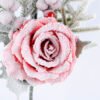 Artificial Flower 18*65CM SINGLE PINE PICKY WITH ROSE WITH FLOCKY GS-53319022-R1