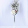 Artificial Flower 18*65CM SINGLE PINE PICKY WITH ROSE WITH FLOCKY GS-53319022-W1