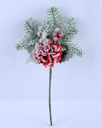 Artificial Flower 20*38CM SINGLE PINK PICKY WITH DALIA WITH FLOCKY GS-53319004-R1