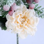 Artificial Flower 20*38CM SINGLE PINK PICKY WITH DALIA WITH FLOCKY GS-53319004-W1