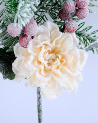 Artificial Flower 20*38CM SINGLE PINK PICKY WITH DALIA WITH FLOCKY GS-53319004-W1