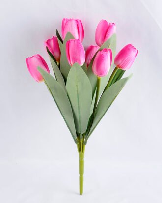 Artificial Flower 19*31CM Tulip bush*9 GS-12819006-P4
