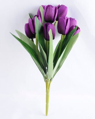Artificial Flower 19*31CM Tulip bush*9 GS-12819006-Z2
