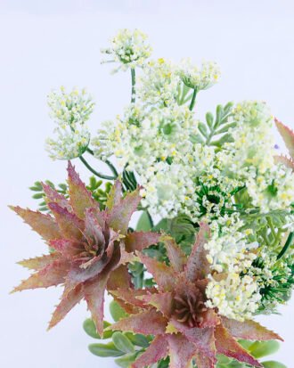 Artificial Flower 17*33.5cm succulent plants bush*6 GS-52819001