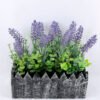 Artificial Plant 22*13*21cm Lavender in wooden fence GS-03319023