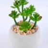 Artificial succulent 7*7*10cm succulent plants in cement pot GS-51719009
