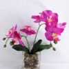 Artificial Flower 10*10*37CM Butterfly in glass pot GS-52719021-Z1