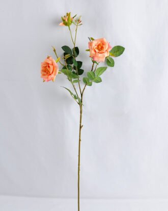 Artificial Flower 14*68cm Chinese rose spray*3 GS-53619006-O1 Single Flowers YeahFlower is one of Chinese leading OEM manufacturers and exporters , supplying the silk flowers, wholesale artificial trees Artificial Flower 14*68cm Chinese rose spray*3 GS-53619006-O1
