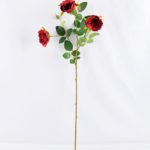 Artificial Flower 15*69CM Chinese rose spray*3 GS-53619009-R1
