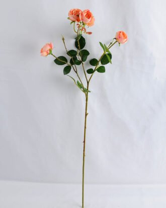 Artificial Flower 13*68.5CM Chinese rose spray*3 GS-53619010-P2