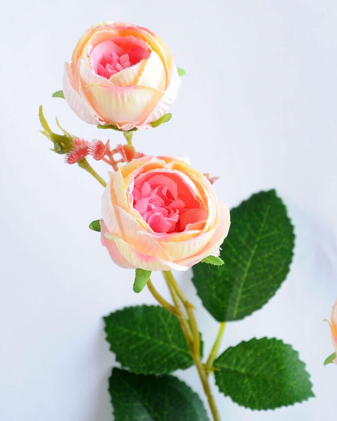 Artificial Flower 13*68 Artificial Flower 13*68.5CM Chinese rose spray*3 GS-53619010-P2