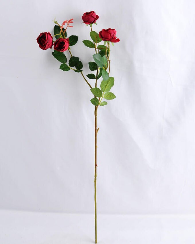 Artificial Flower 13*68.5CM Chinese rose spray*3 GS-53619010-R1