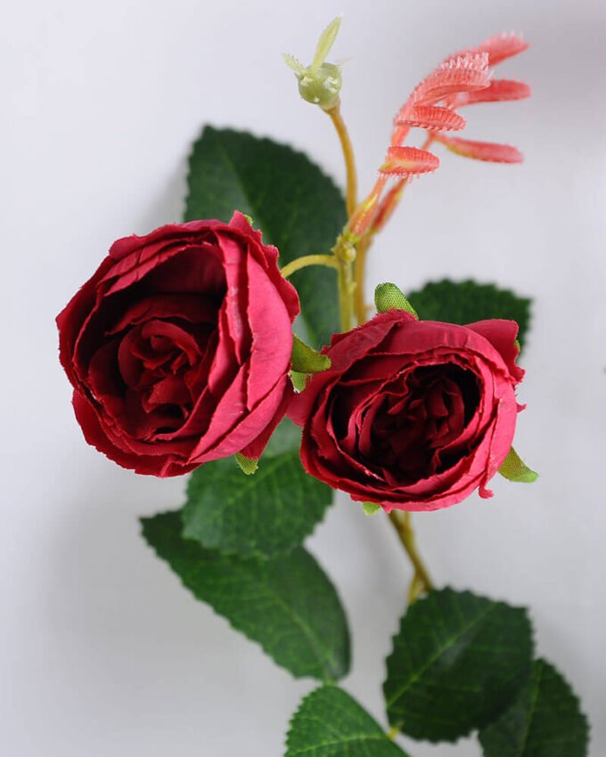Artificial Flower 13*68.5CM Chinese rose spray*3 GS-53619010-R1