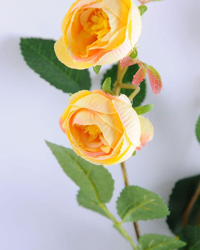 Artificial Flower 13*68 Artificial Flower 13*68.5CM Chinese rose spray*3 GS-53619010-Y1