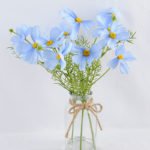 Artificial Flower 32*32*37CM Chrysanthemum in glass pot with fake water GS-52719004-B1