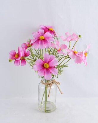 Artificial Flower 32*32*37CM Chrysanthemum in glass pot with fake water GS-52719004-Z1