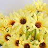 Artificial Flower 23*19*25CM Chrysanthemum in glass pot with fake water GS-52719023+F-Y1