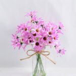 Artificial Flower 23*19*25CM Chrysanthemum in glass pot with fake water GS-52719023+F-Z1