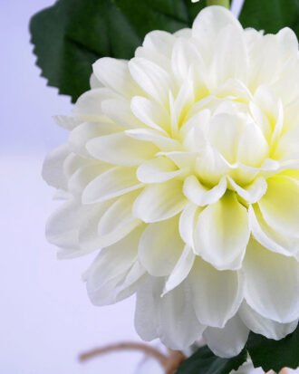 Artificial Flower 25*15*35CM Chrysanthemum in glass pot with fake water GS-52719024+F-W1