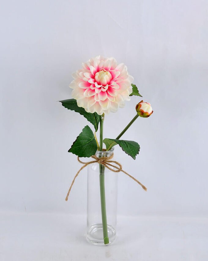 Artificial Flower 19*12*36CM Chrysanthemum in glass pot with fake water GS-52719025+F
