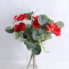 Artificial Flower 25*25*40CM Chrysanthemum&leaves in glass pot with fake water GS-52719017-R1