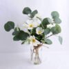 Artificial Flower 25*25*40CM Chrysanthemum&leaves in glass pot with fake water GS-52719017-W1 1 Artificial Flower 25*25*40CM Chrysanthemum&leaves in glass pot with fake water GS-52719017-W1