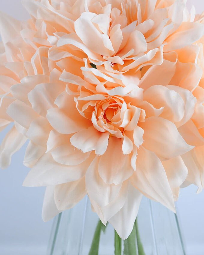Artificial Flower 55*37*32CM Dahlia in glass pot with fake water GS-52719011