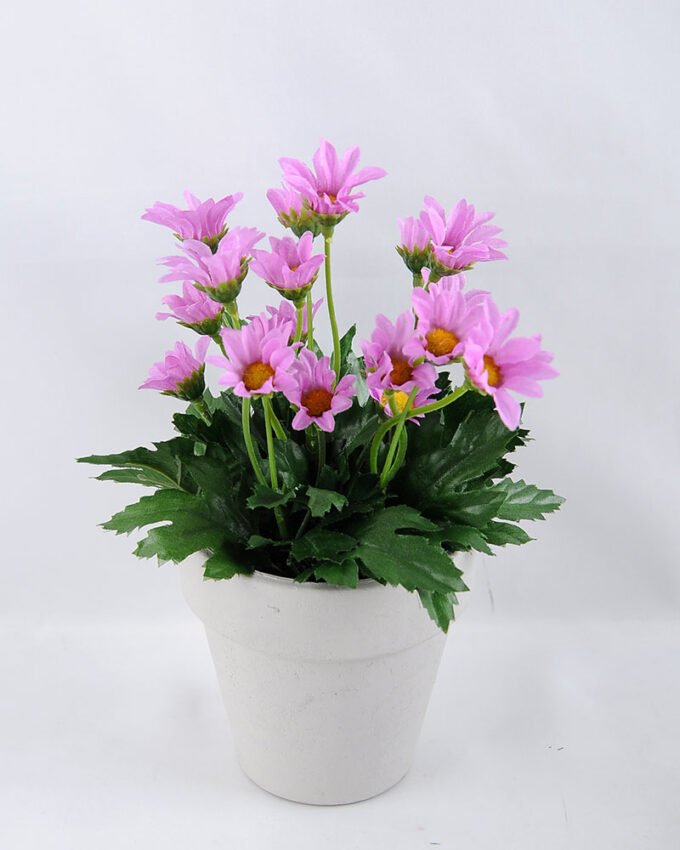 Artificial Flower 13*13*19cm Daisy in Paper pot GS-03319124-Z1
