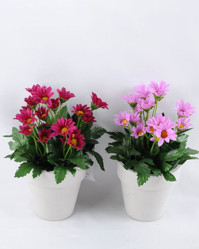Artificial Flower 13*13*19cm Daisy in Paper pot GS-03319124-Z1