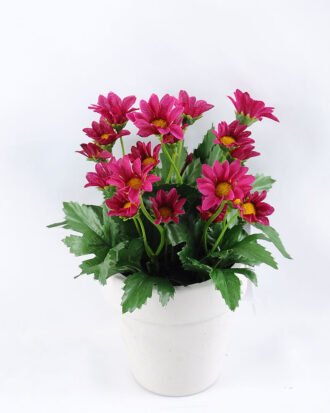 Artificial Flower 13*13*19cm Daisy in Paper pot GS-03319124-Z2 Potted Flowers&Plants YeahFlower is one of Chinese leading OEM manufacturers and exporters , supplying the silk flowers, wholesale artificial trees Artificial Flower 13*13*19cm Daisy in Paper pot GS-03319124-Z2