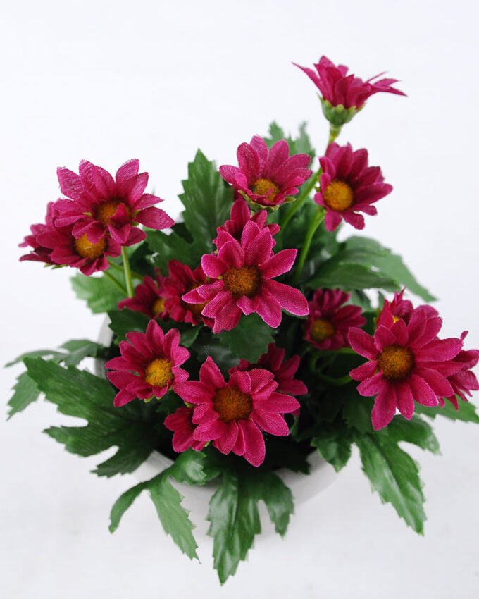 Artificial Flower 13*13*19cm Daisy in Paper pot GS-03319124-Z2