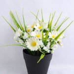 Artificial Flower 22*22*20cm Daisy in Plastic pot GS-03319190