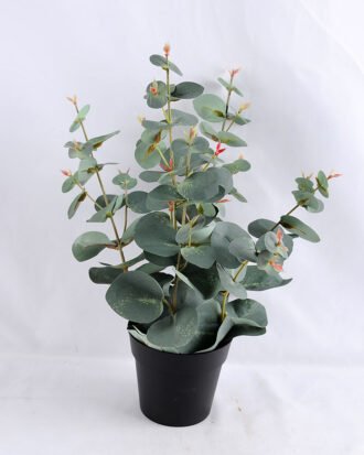 Artificial Flower 20*20*35.5cm Eucalyptus in Plastic pot GS-03319165