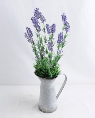 Artificial Flower 23*23*53cm Lavender in Metal jar GS-03319199