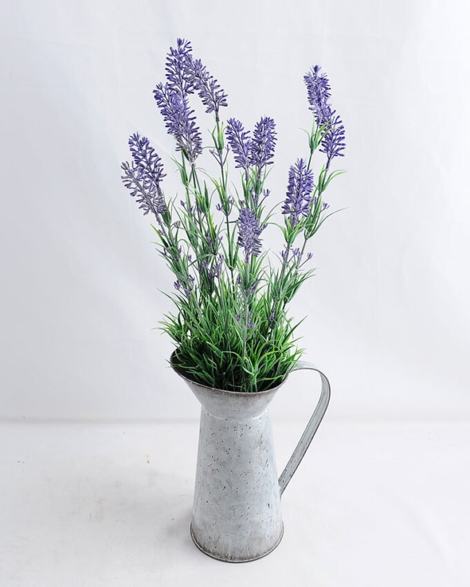 Artificial Flower 23*23*53cm Lavender in Metal jar GS-03319199