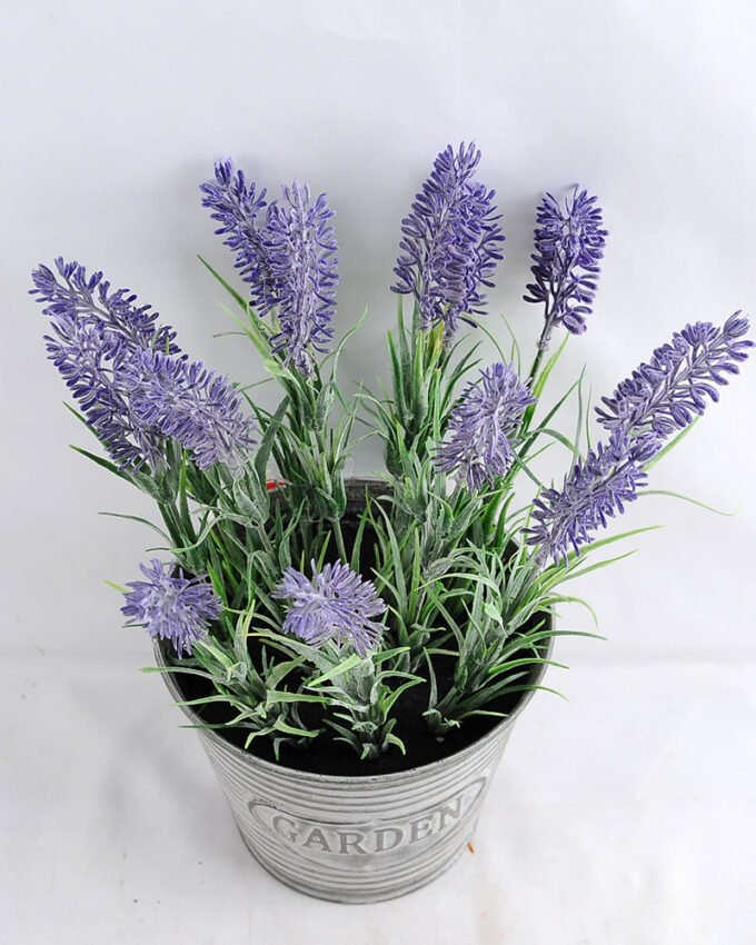 Artificial Flower 20*20*28.5CM  Lavender in Tin pot GS-03319141