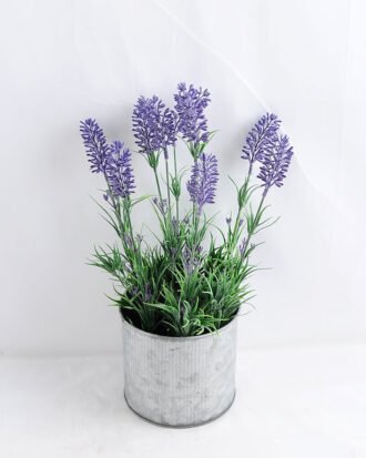 Artificial Flower 18*17*34cm Lavender in Tin pot GS-03319157