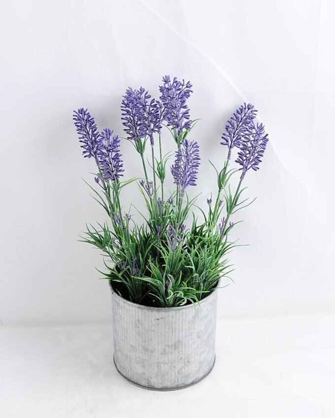 Artificial Flower 18*17*34cm Lavender in Tin pot GS-03319157
