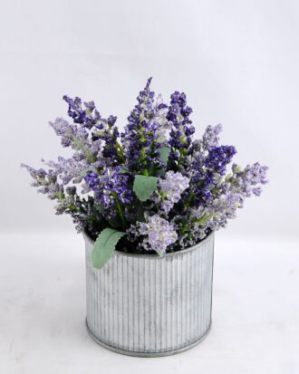 Artificial Flower 14*14*17cm Lavender in Tin pot GS-03319158-Z1