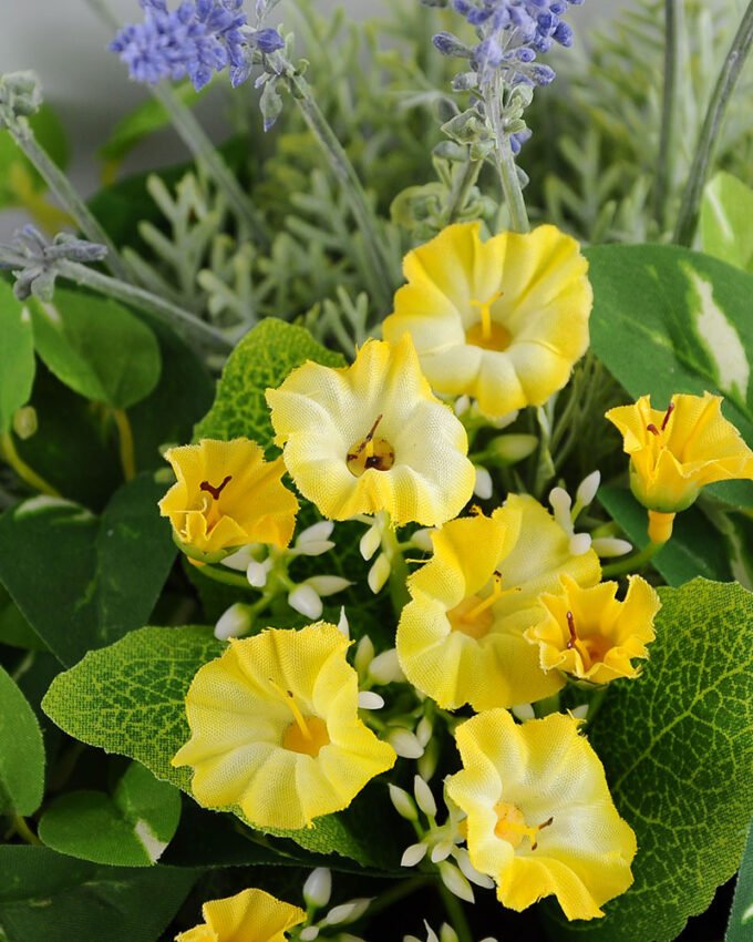 Artificial Flower 19*19*23cm Leaf Lavender in in Basket GS-03319091-Y1