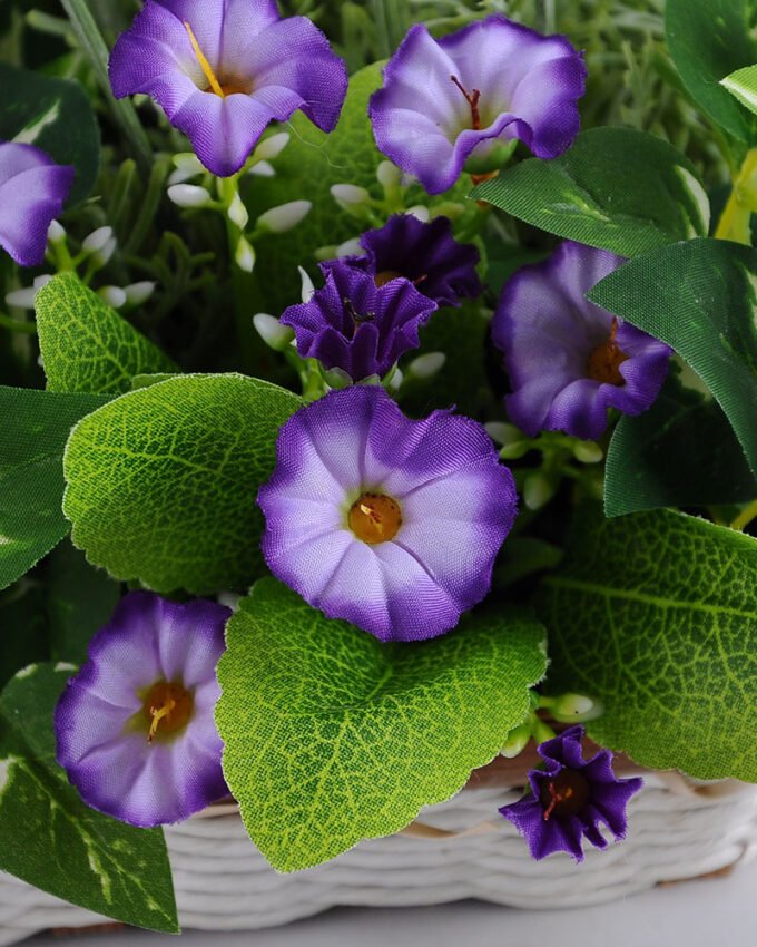 Artificial Flower 19*19*23cm Leaf Lavender in in Basket GS-03319091-Z1 2 Artificial Flower 19*19*23cm Leaf Lavender in in Basket GS-03319091-Z1