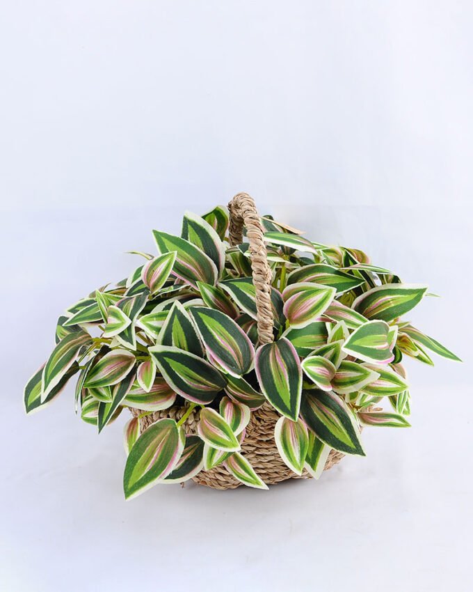 Artificial Flower 24*20*18.5cm Leaf in in Basket GS-03319059