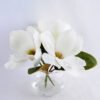 Artificial Flower 29*29*23CM Magnolia*3 in glass pot with fake water GS-52719012