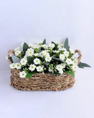 Artificial Flower 20*13*12.5cm Milan in Basket GS-03319057-W1