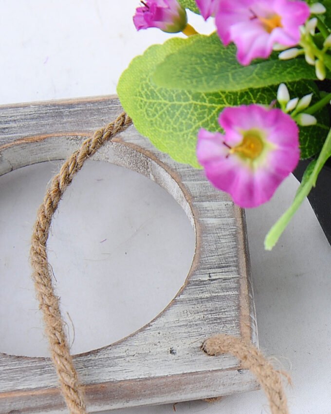 Artificial Flower H:17cm  Morning glory in plastic pot wiht 12*12*42cm wooden pallet GS-03319197