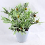 Artificial Flower 23*20*25.5cm Olive in Paper pot GS-03319161