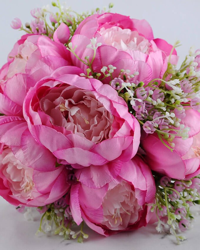 Artificial Flower 20*28CM PEONY BABYSBEATH BOUQUET*12 GS-53519005-Z1